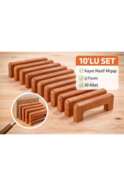 DİNGODAWOODENWORK Ahşap Mobilya Dolap Kulpu