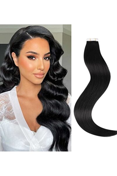 Estelle 24 Inch Nature Hair Extension Tape in,Remy Seamless Skin Weft Straigh...