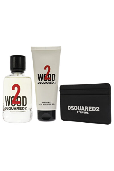 DSquared2 Комплект Dsquared 2: Dsquared, кожа зимен, черен, за мъже + 2 дърве...