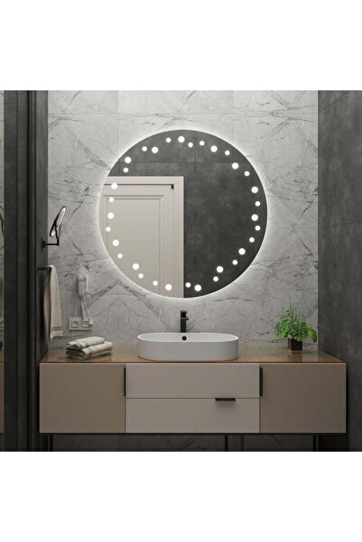 Alessandro DESIGN Oglinda LED Touch Ivory Sistem Dezaburire 70X70cm