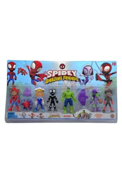 MASHASHOP Set de 6 figurine, Spidey și prietenii