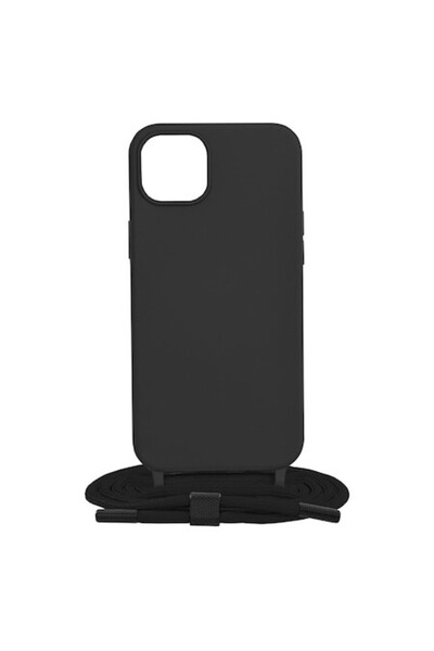 OEM Case for iPhone 15 Plus, Crossbody Lanyard, L824, Black