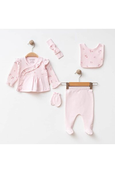 O Baby Jakarli Ruffled 5-Piece Set 100% Cotton