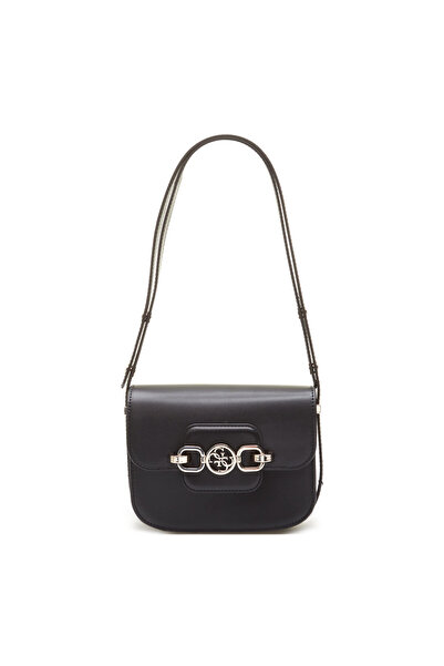 Guess Guess, Hensely, Υφασμάτινη Τσάντα, Μετατρέψιμη Xbody με Καπάκι, Μαύρη, ...