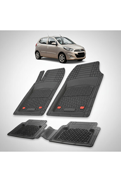 TEAMCAR Χαλάκια αυτοκινήτου Hyundai i10 2010-2013 - Ελαστικά Tavita-Μαύρο