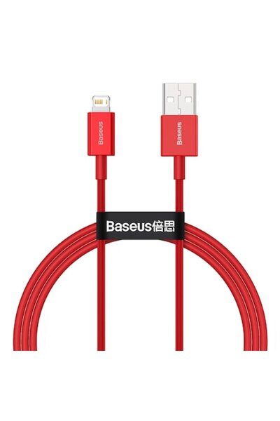 Baseus Superior USB-A to Lightning Charging Cable, 20W, 1m, Red