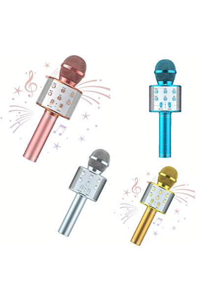 Amigo Wireless Microphone with 20cm Speaker Bluetooth and Radio for Karaoke