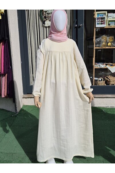 Nurul kisve Hac Umre Günlük Çocuk Tesettür Elbise %100 Pamuk