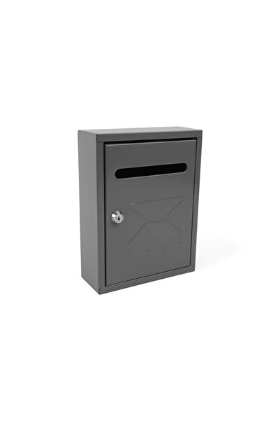 NOADERMA Cutie poștală metalică gri cu încuietoare - Montare pe perete, rezis...