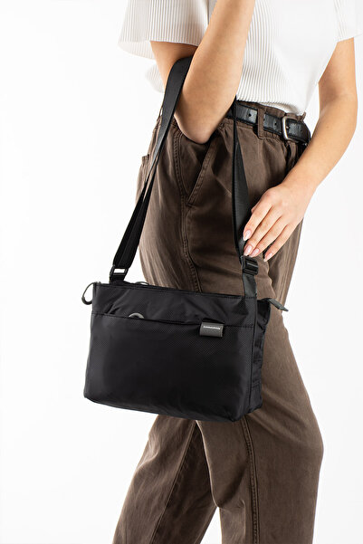 Sanmorris 6023 5-Compartment Water-Resistant Parachute Fabric Crossbody Shoul...