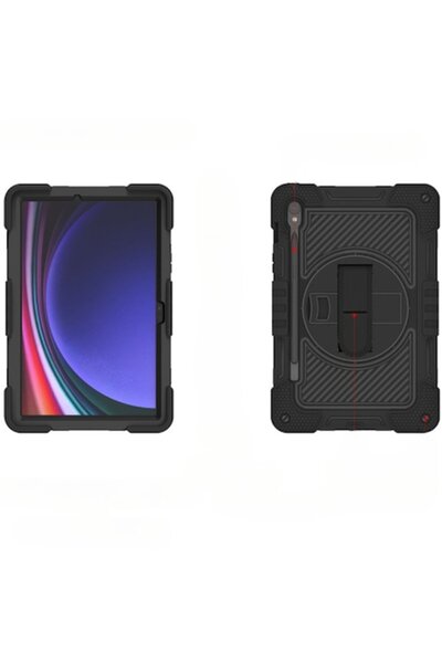 Techsuit Case for Samsung Galaxy Tab A8 10.5 2021, StripeShell 360, S812, Black