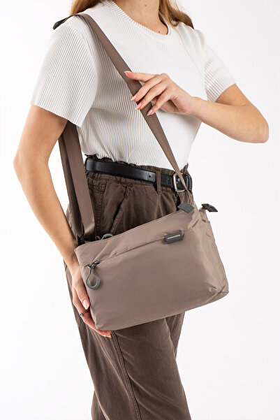 Sanmorris 6023 Geantă de umăr cu 5 compartimente, din material textil reziste...