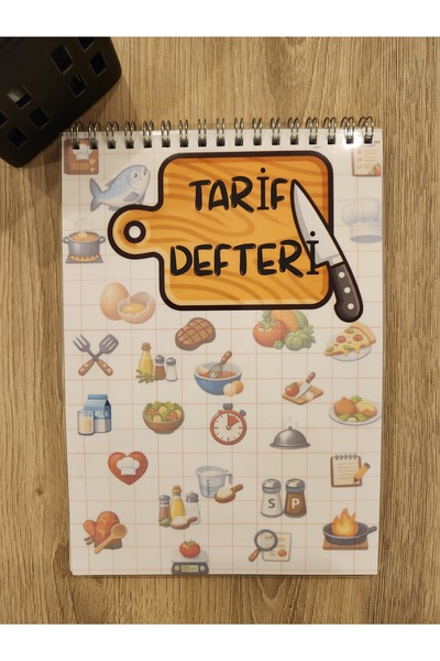 Kapudan Cooking Recipe Book A5 Size 60 Sheets (120 Pages) Pvc Coated Cardboar...