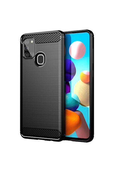 Evia Carcasă de înaltă protecție pentru Samsung Galaxy A21s A217, carbon, rez...