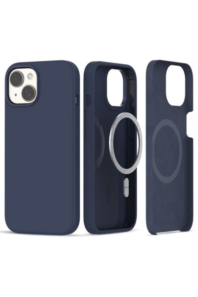 Evia High Protection MagSafe Case for Apple iPhone 15, Silicone, Impact Safe,...