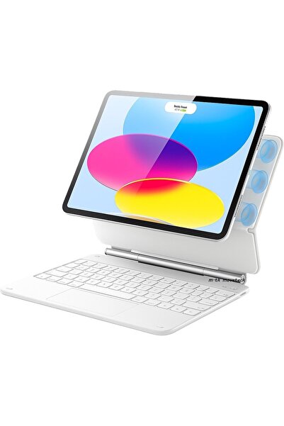 m.tk moveteck İpad Air 11 inç M2 M3 çip Air 4./5./6. Nesil Magic Klavye Keybo...