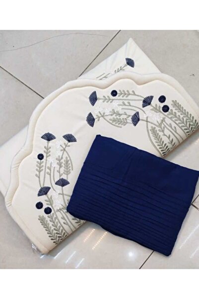 Generic Istanbul Prayer Rug Set with Prayer Sheet for Women - Flesh