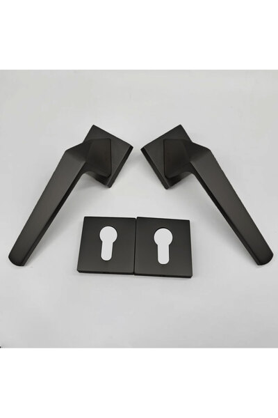Axis A detachable aluminum door handle suitable for wooden and WPC doors.