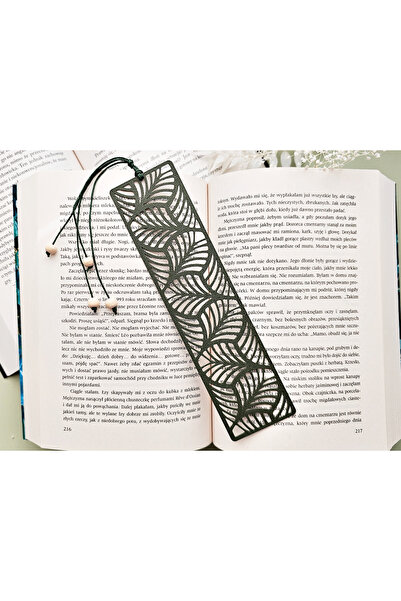 DU&ER Palm Leaf Bookmark – Decorative Bookmark with Tropical Pattern