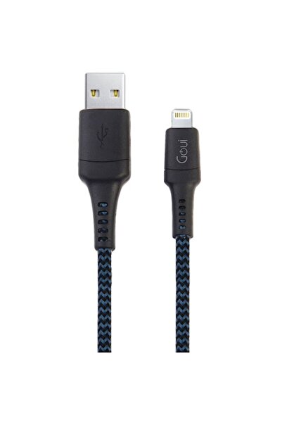 GOUİ Cablu USB-A rezistent la Lightning