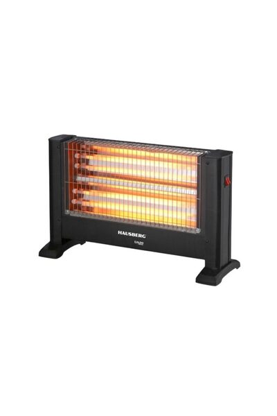 Hausberg Electric quartz radiator HB-8801NG, 1600W, 4 tubes, 4 power levels, ...