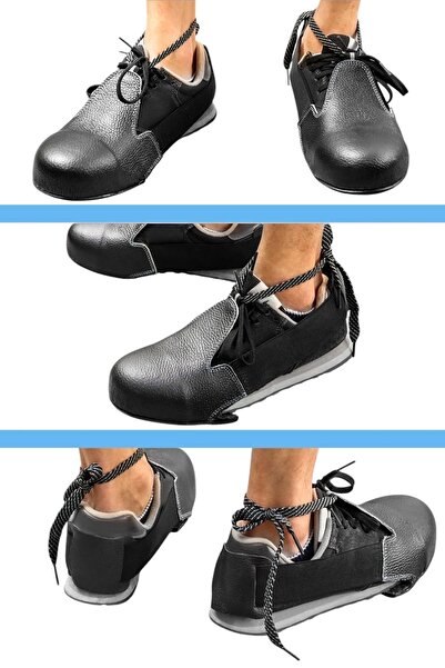 OEM Pereche protectie incaltaminte, stang/drept, varf otel, talpa anti-alunec...