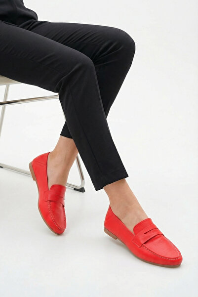 BIG OCEAN Hakiki Deri Ortopedik Babet Günlük Ayakkabı