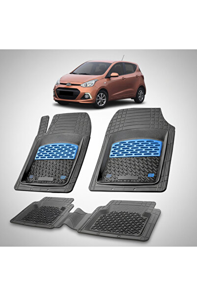 TEAMCAR Χαλάκια αυτοκινήτου Hyundai i10 2013-2016 - Χαλάκι δαπέδου από καουτσ...