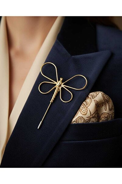 As Yusufçuk Tasarım Gold Broş