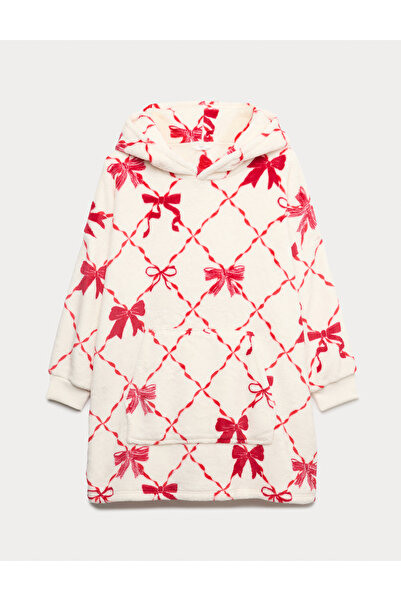 Marks & Spencer Fiyonklu Polar Kapüşonlu Hoodie (3-12 Yaş)