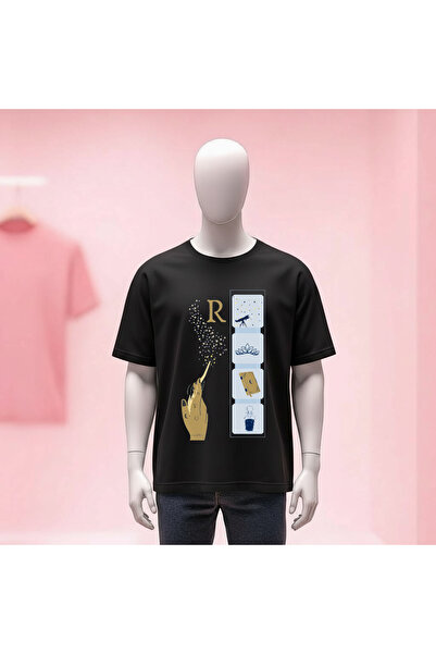 Vordevia Harry Potter Printed Crew Neck Wide Fit Unisex Tshirt