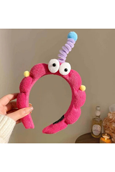 Accessories Здрасти, розова фуксия с детайли на очите, забавна и сладка, за е...