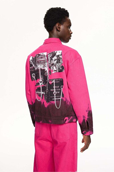 LES BENJAMINS سترة جينز بتصميم "إيسترن بانك"