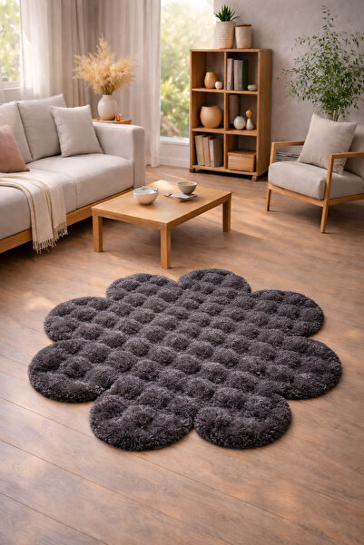 ALgorand Home Βελούδινο χαλί με φυσαλίδες λουλουδιών, εξαιρετικά μαλακό, μοντ...