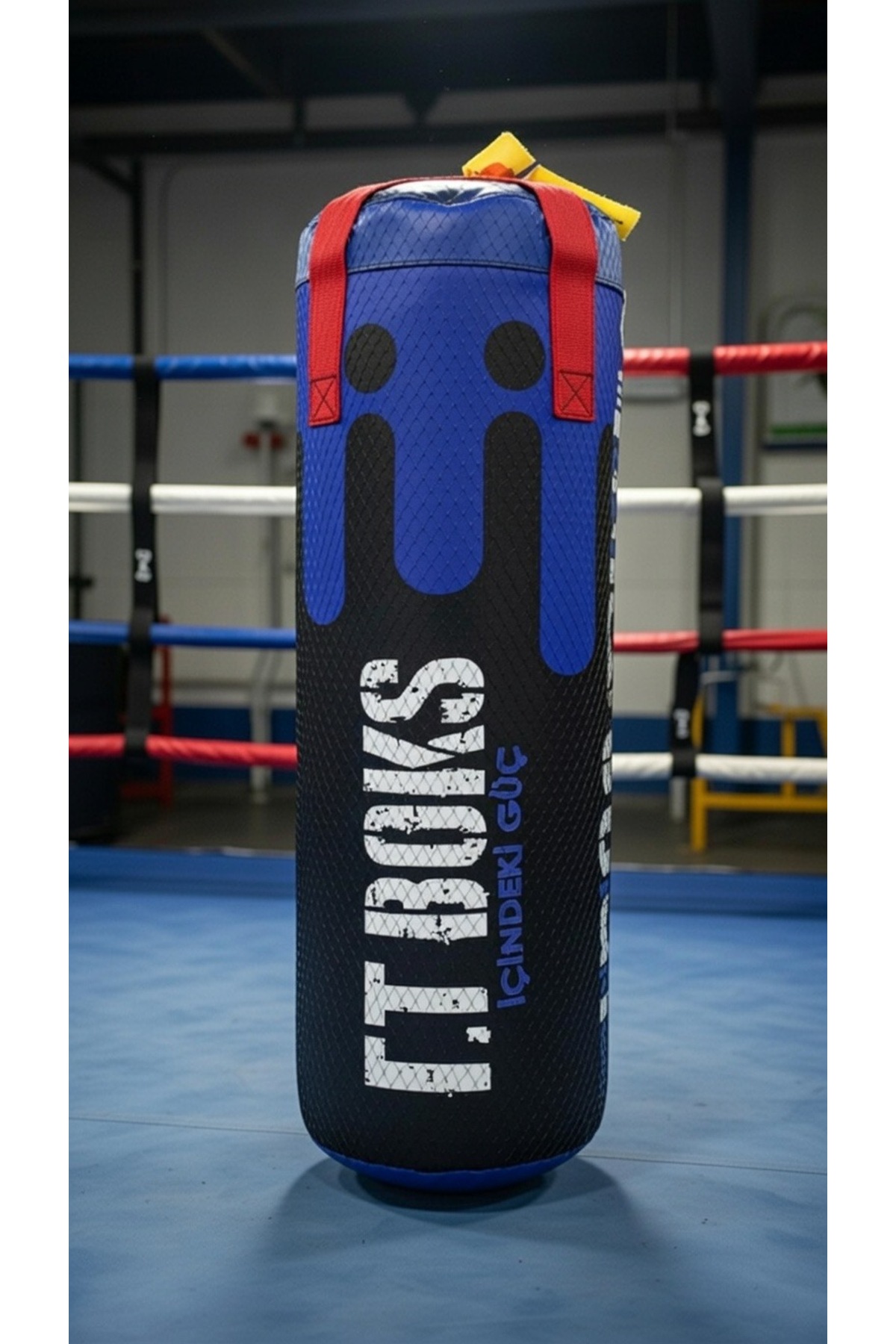 TOPROCKSTORE Çocuk Boks Torbası Seti Eldivenli Asma Çengel Aparatlı 70 Cm