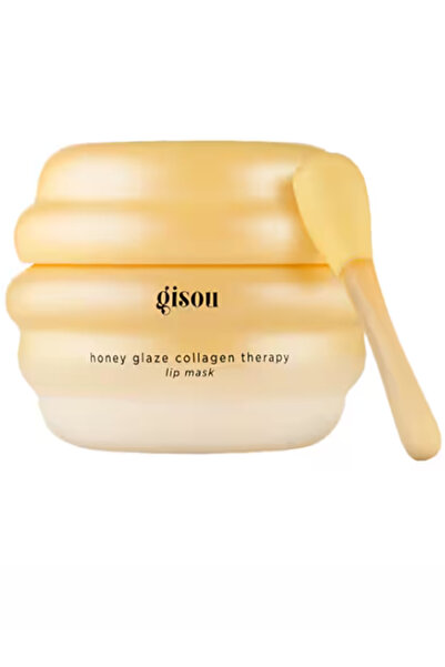 gisou قناع الشفاه المرطب بالكولاجين من هوني جليز، يعزز حاجز الشفاه ويرطب بشكل...
