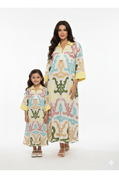 THOGUE جلابية كويتي الام والبنت