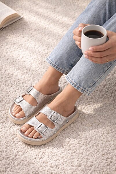 Slipcat Women's Double Buckle Anatomical-Orthopedic Daily Slippers - Comforta...