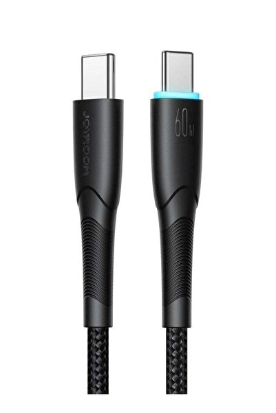 Joyroom كابل Starry Series SA32-CC3 USB-C / USB-C بقوة 60 واط وطول 1 متر - أسود