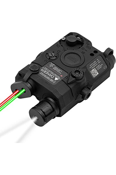 Forestia Taktikal Peq-15 Pil Kılıfı Kutusu Kırmızı Nişangah Beyaz Led El Fene...