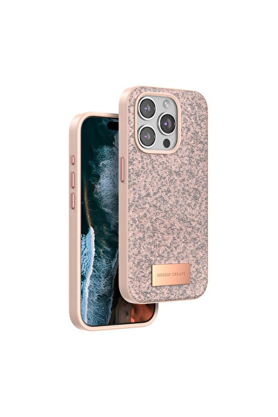 eco port iPhone 14 Pro Bright Glitter Cover - Pink