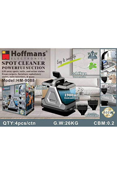 hoffmans HM-9088 Steam Cleaner 800W 1.9L