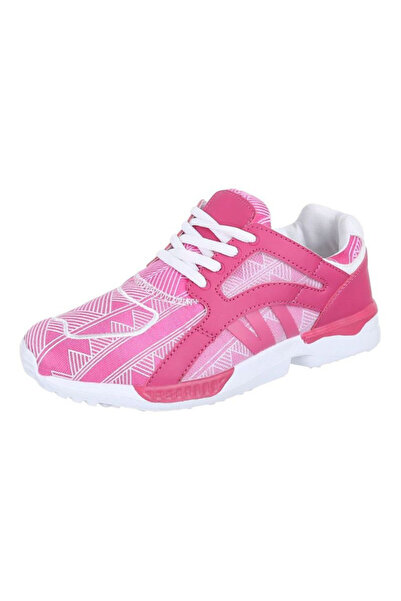 DLY Pink and white sports shoes size 37