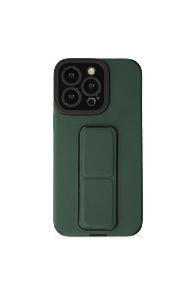 eco port Iphone 14 pro case mega stand silicone - green