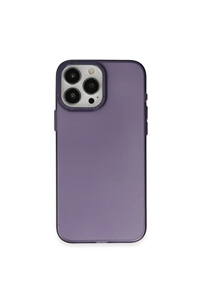 eco port غطاء حماية مودوس معدني لهاتف آيفون 15 برو ماكس - أرجواني غامق