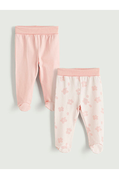 LC Waikiki Two Mt Shop Quality Lcw Baby Pink Elastic Waist Baby Girl Pants 2-...
