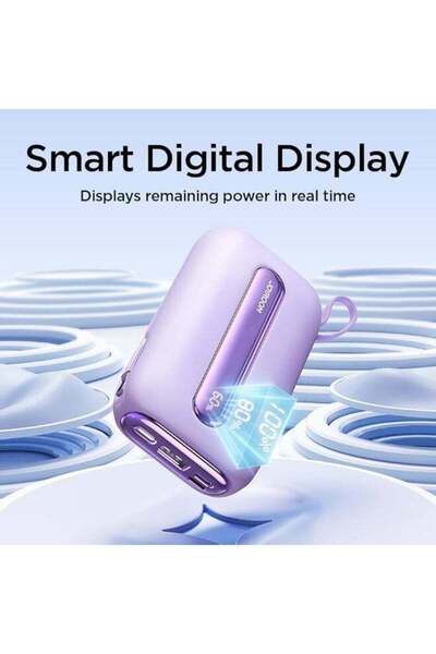 Joyroom JR-L012 Plus – 20,000 mAh Compact Powerhouse with Dual Built-In Cable...