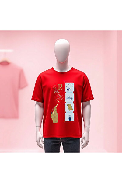 Vordevia Harry Potter Printed Crew Neck Wide Fit Unisex Tshirt