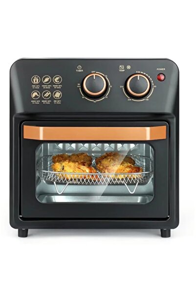 OEM Friteuză cu aer Lyxun, 2000W, 14 litri, multifuncțională, design retro