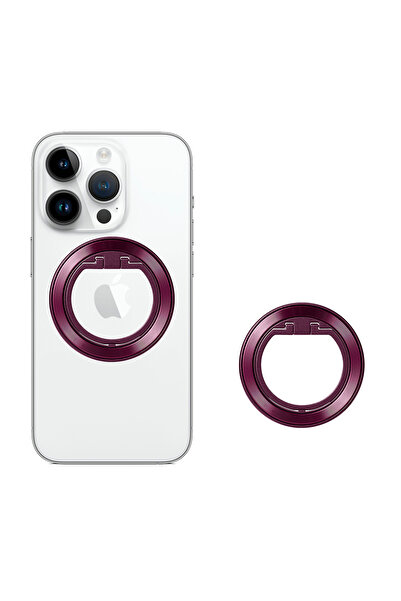 Techsuit Suport inel telefon iRing MagSafe MPR2, bordo